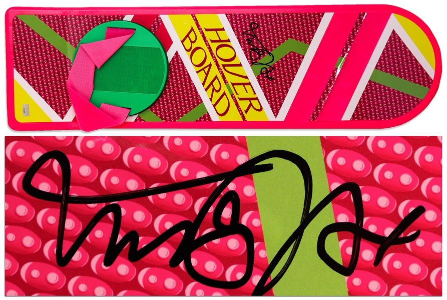 Back to the Future II Hoverboard Signed by Michael J. Fox